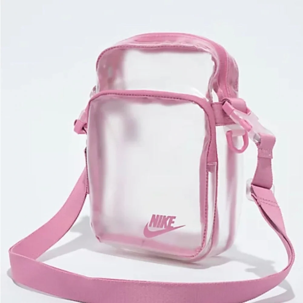Nike Pink Clear Crossbody Pouch